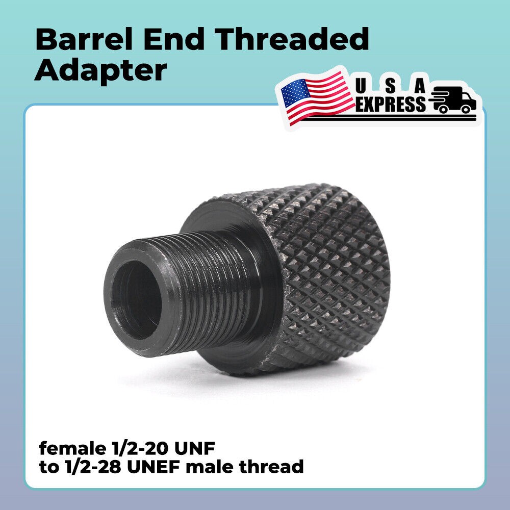 Threaded Adapter Female 1/2-20 UNEF To 1/2-28 UNF Male Accessories