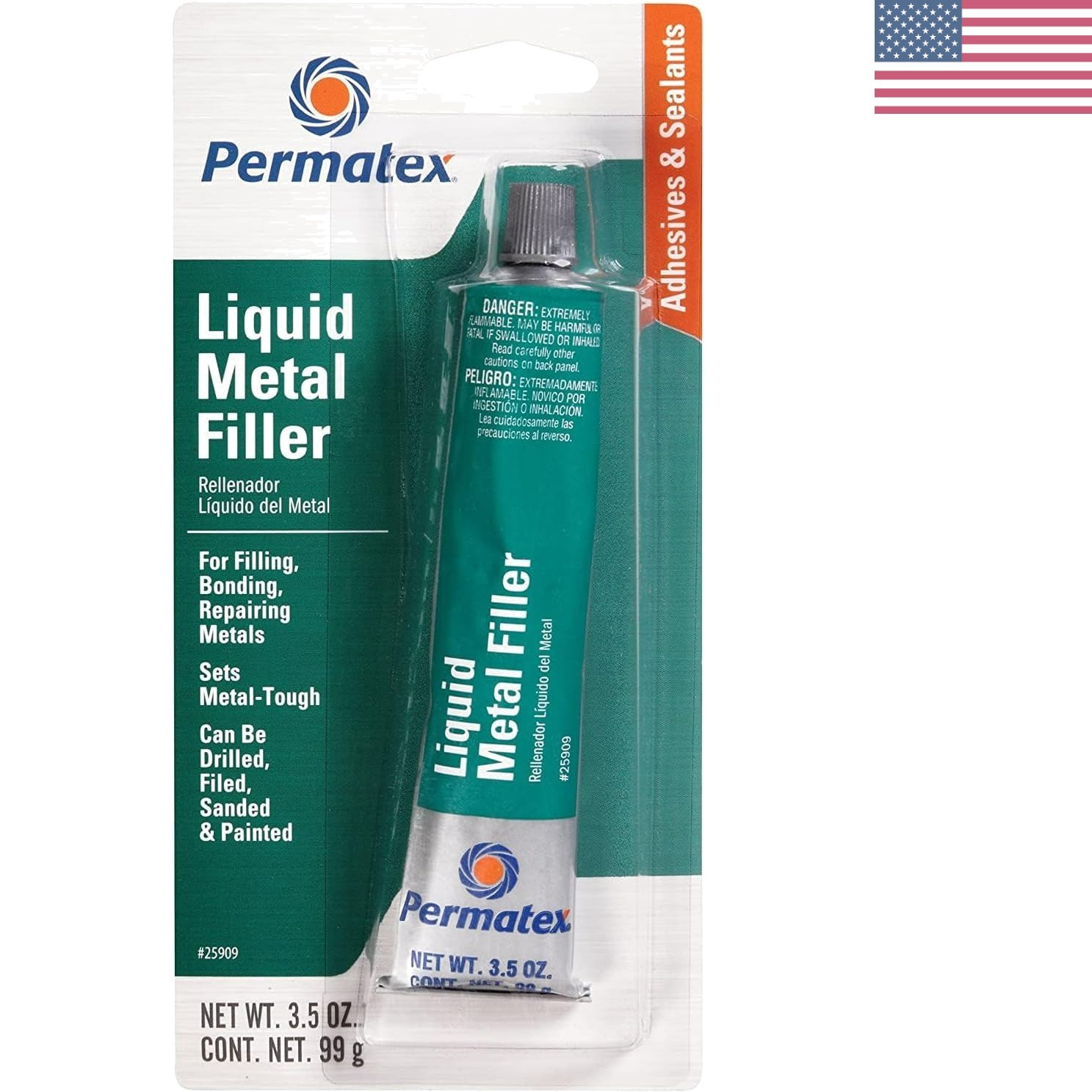 Liquid Metal Filler, 3.5 oz.
