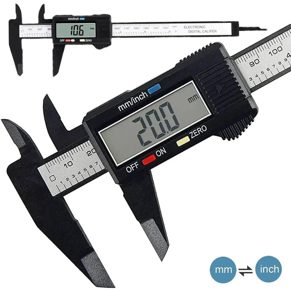 6″ Micrometer Digital Measuring Tool Caliper Vernier Gauge Metric 150mm 6-inch