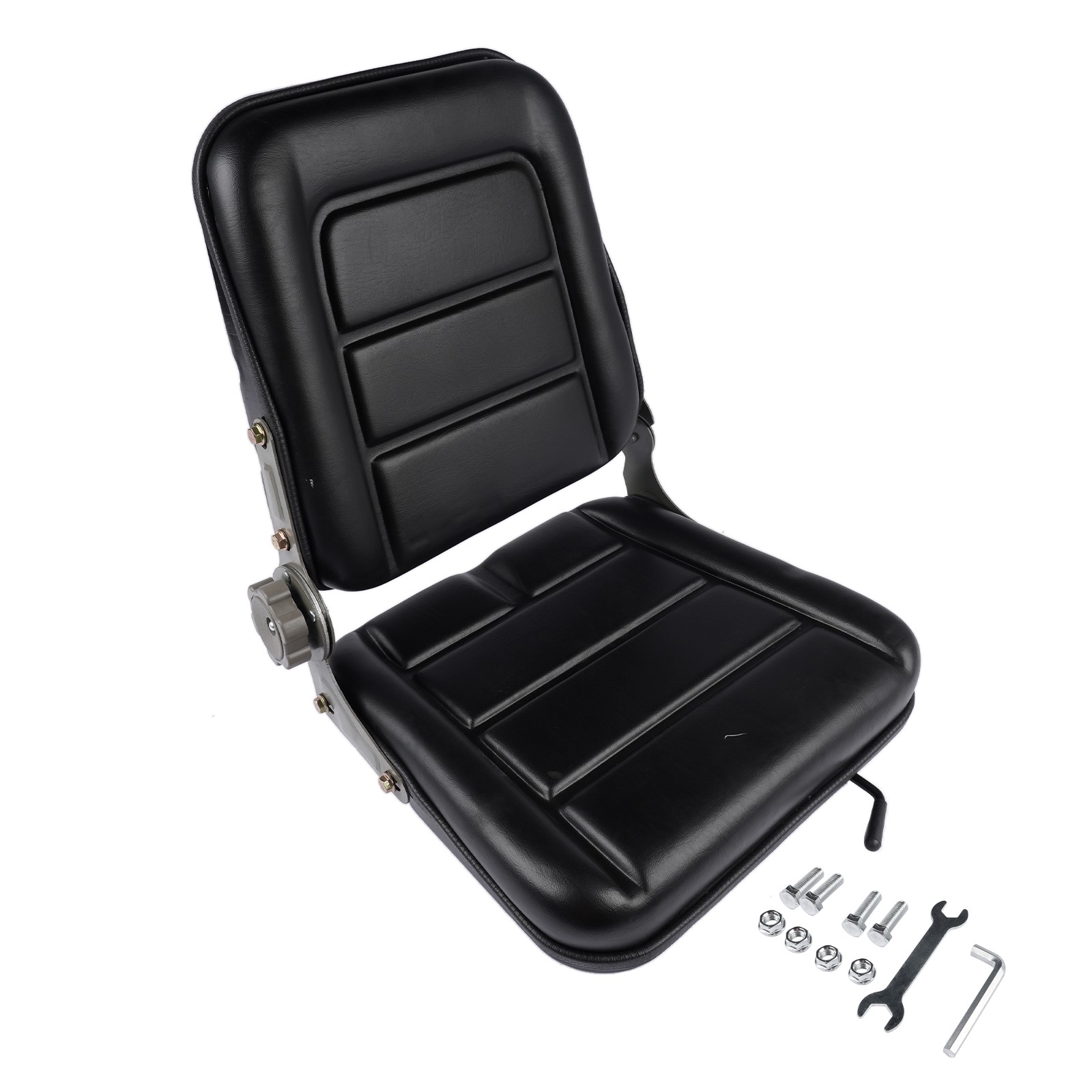 Adjustable Backrest Lawn Mower Tractor Seat Forklift Excavator Seat Universal