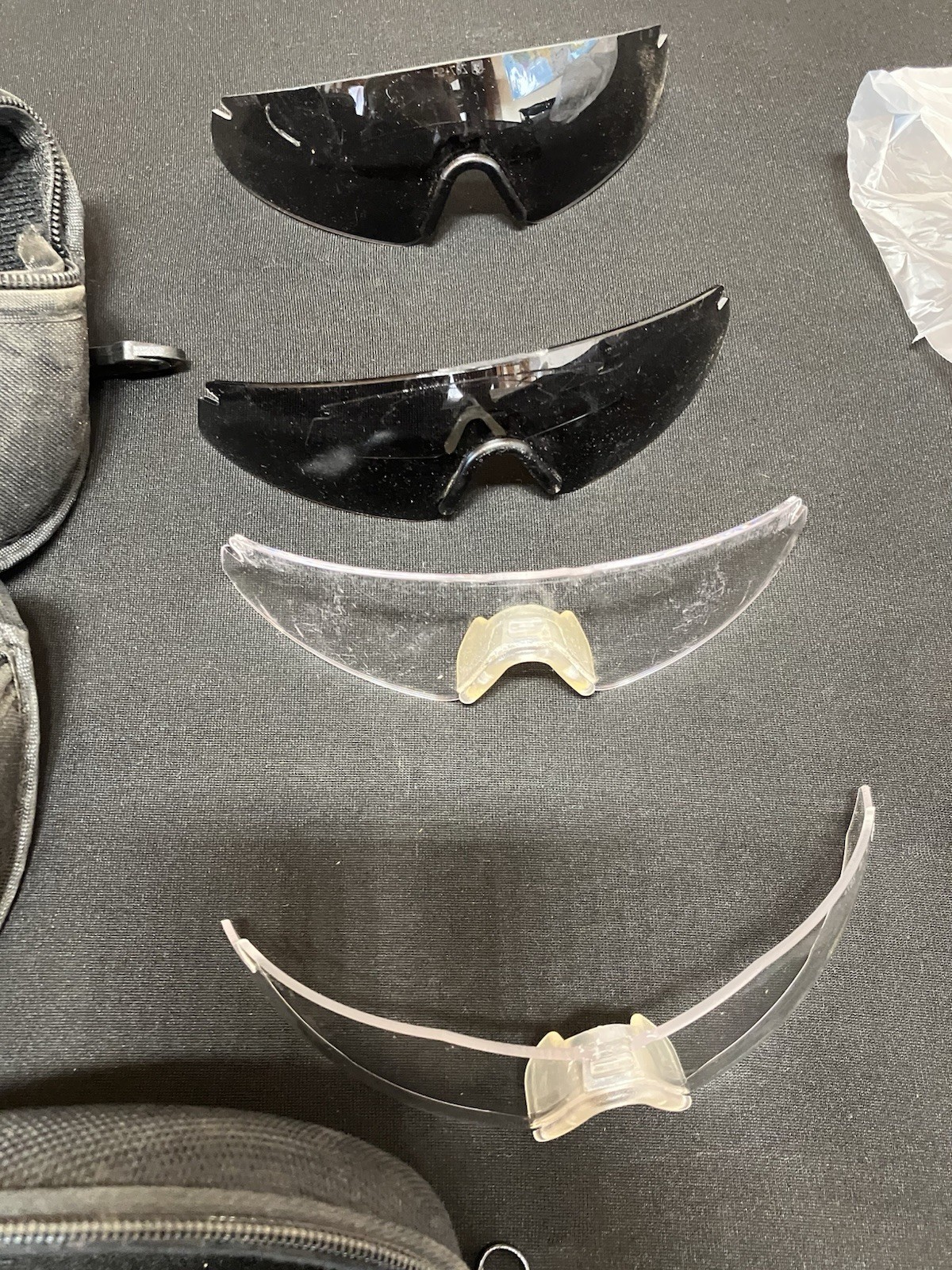 Revision Stingerhawk Frameless Safety Glasses Kit, Clear & Gray Lenses