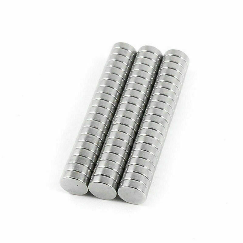 6mm x 3mm N52 Fridge Magnet Strong Disc Rare Earth Neodymium 1/4″x1/8″ 20-200PCS