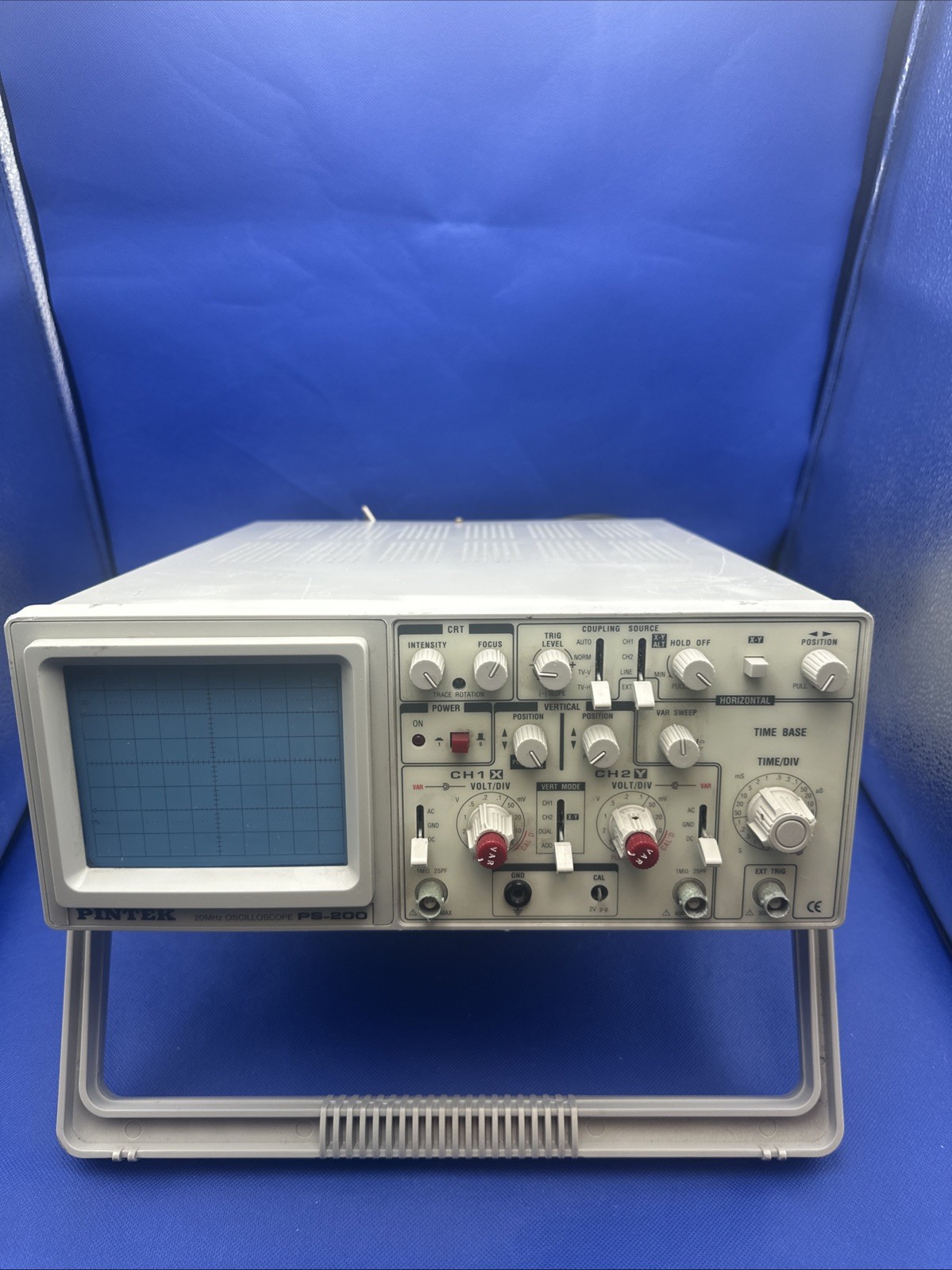 Pintek PS-200 Analog Oscilloscope 20MHz Dual Trace, Dual Trigger