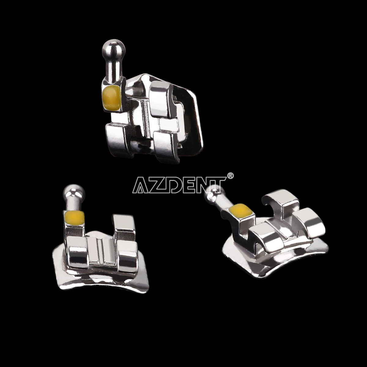 AZDENT Orthodontic Dental Metal Brackets Mini Standard Roth Edgewise MBT 018 022