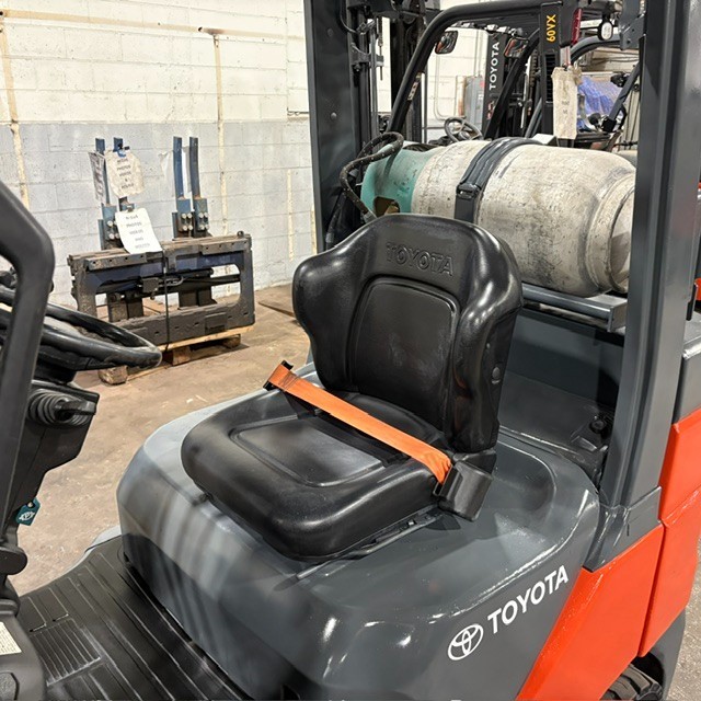 2020 Toyota 8FGCU30 6000lb Used LP Gas Forklift Triple Mast Sideshift 4638 Hours