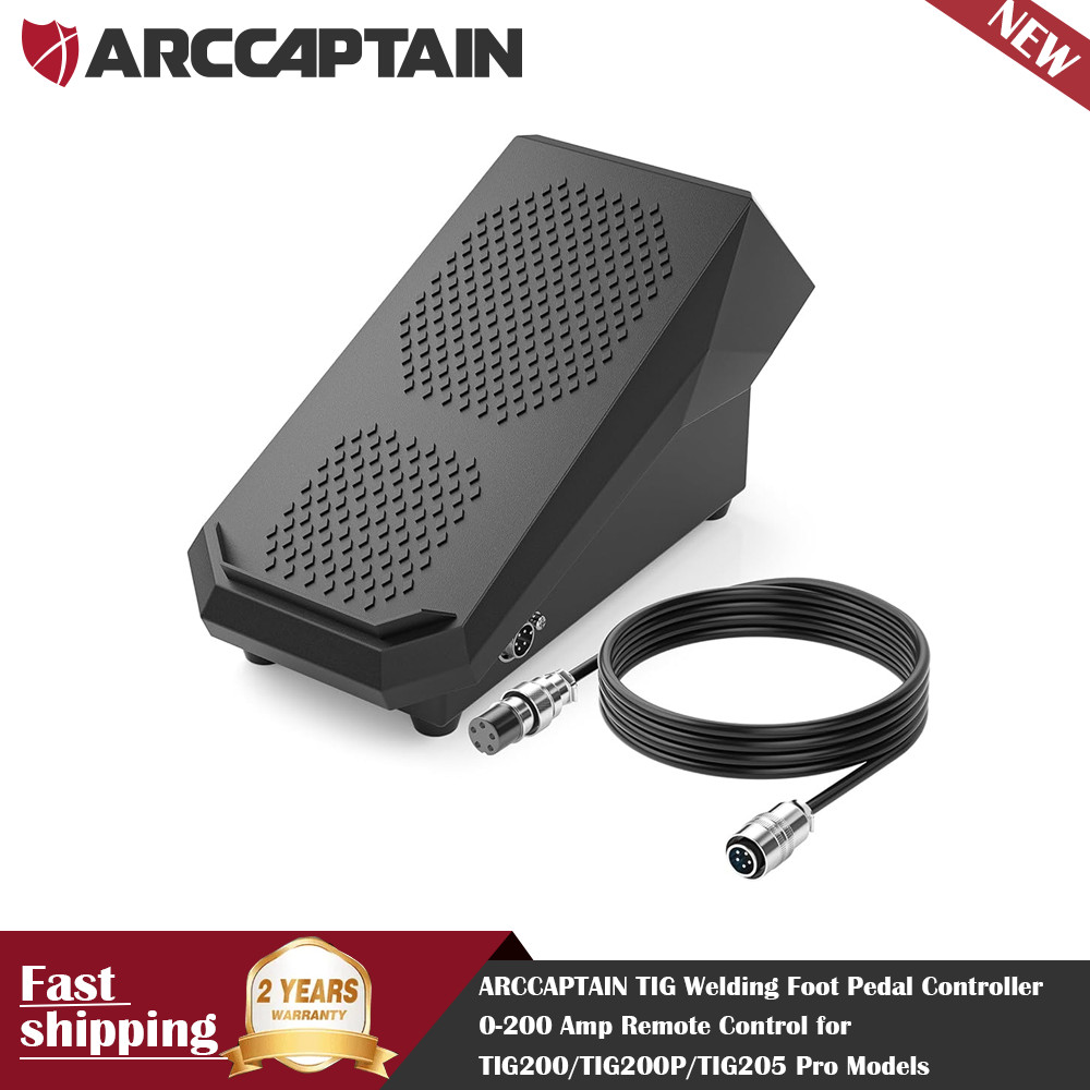 ARCCAPTAIN Foot Pedal Amp Control TIG Welder for TIG200 TIG200PACDC TIG205 Pro
