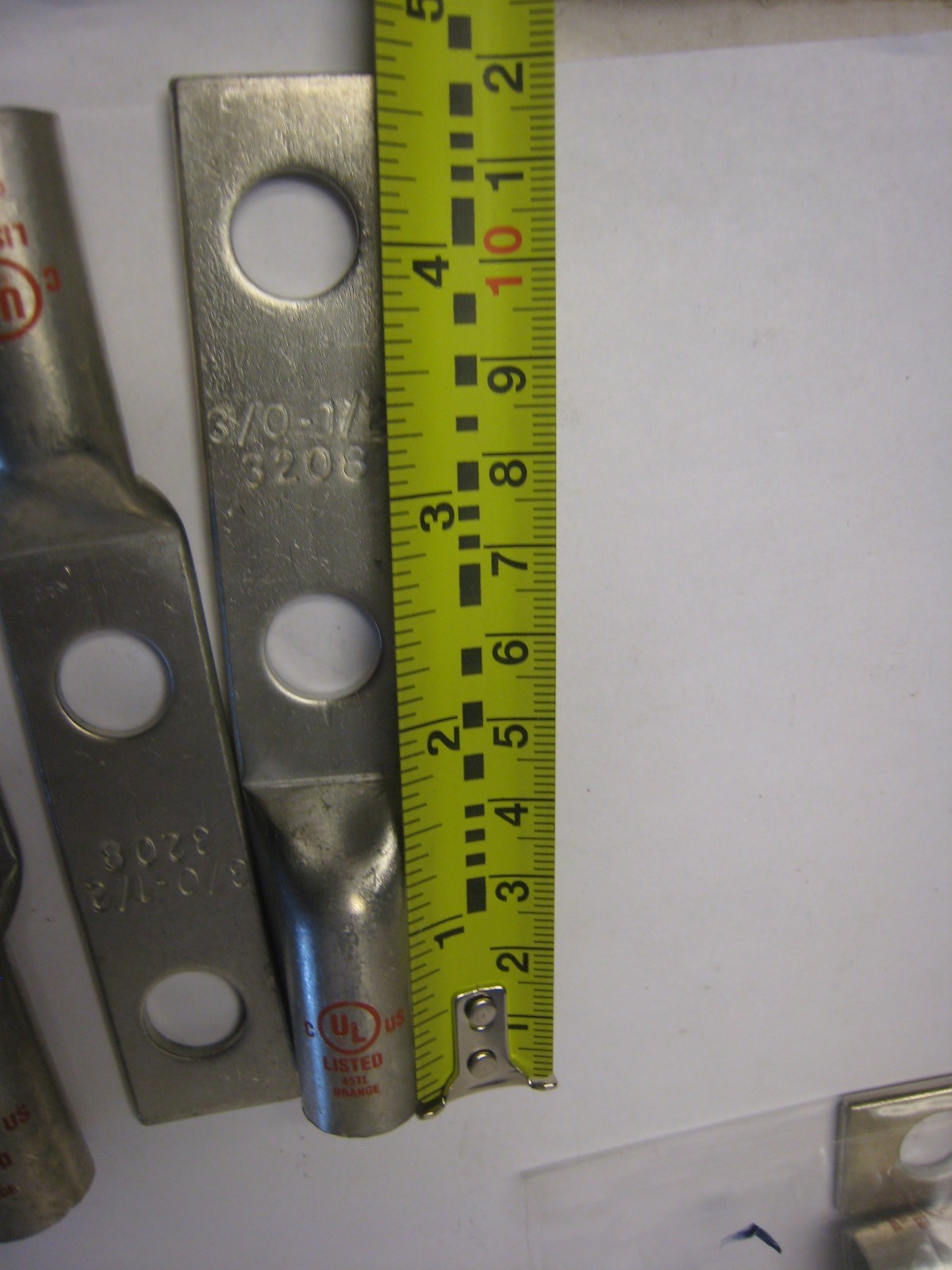 5 yes 5 Southwire 3208 Two-Hole 3/0 AWG Long Barrel Compression Lug