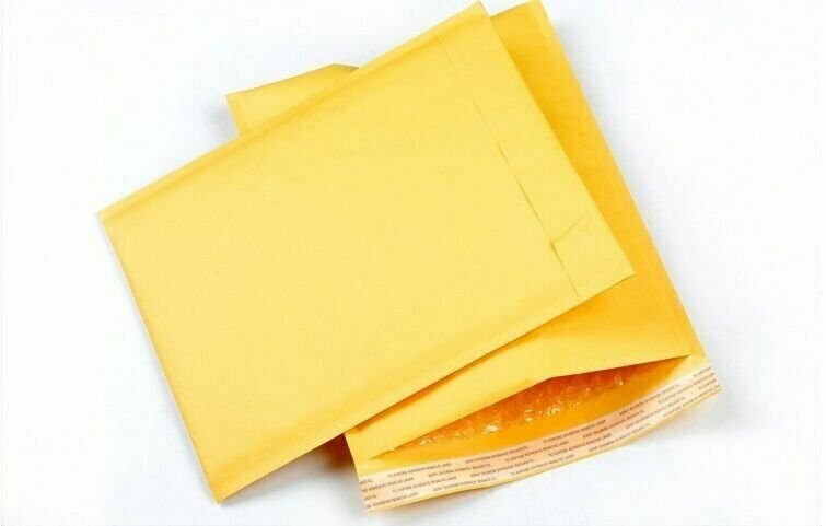 50 #0 6×10 Kraft Bubble Envelopes Padded Shipping Mailers 6″x10″