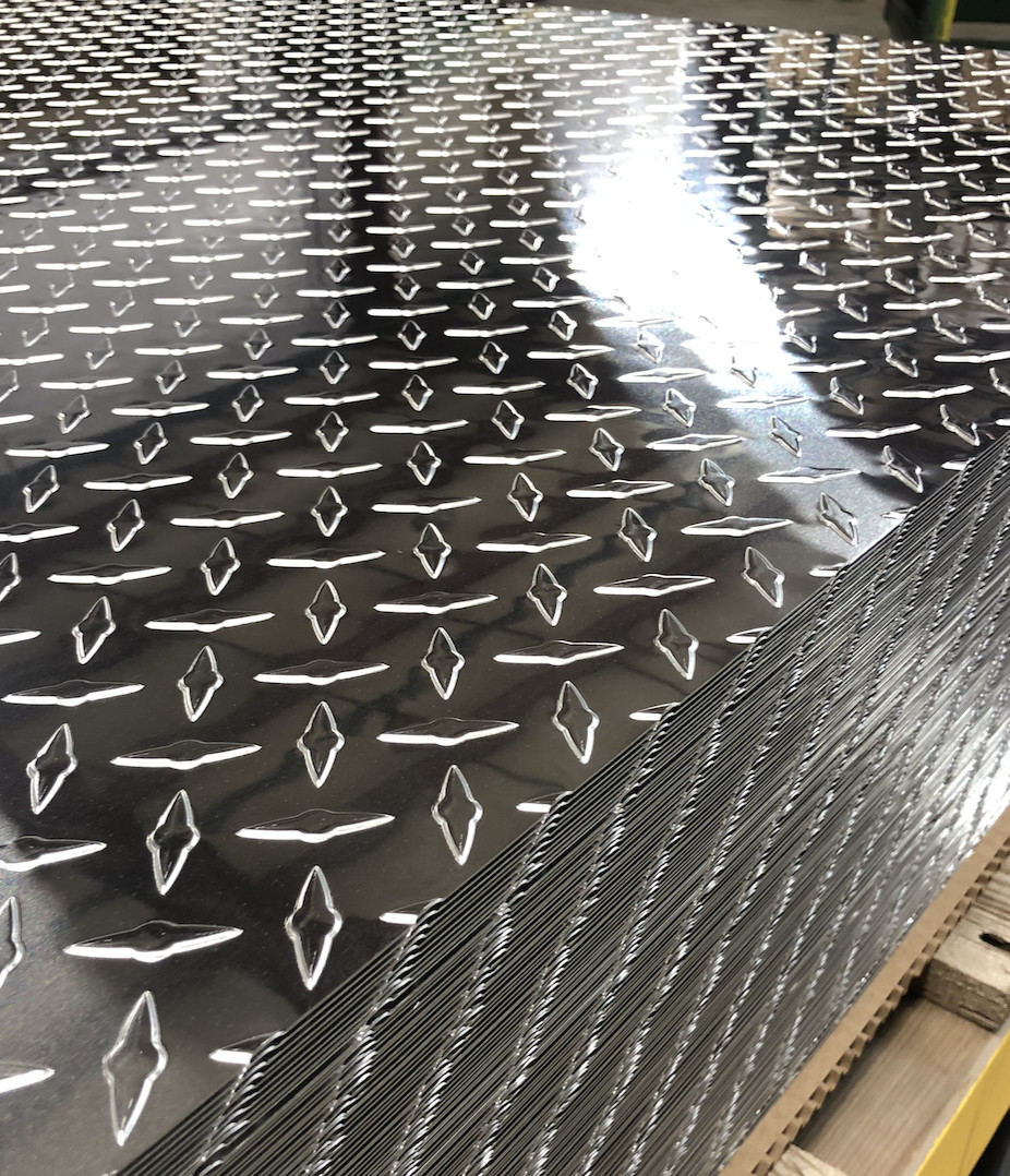 24″ x 96″ Aluminum Diamond Plate Sheet .025 in Thick – Trailer, RV, Garages, Etc
