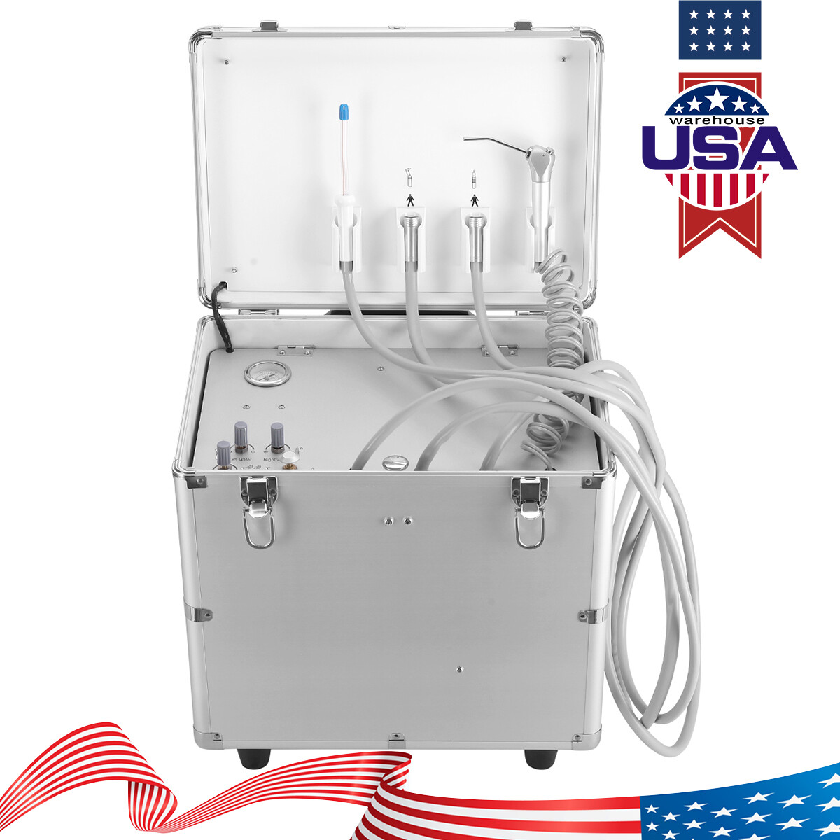 Portable Dental Delivery Unit Air Compressor/ Drying Autoclave Steam Sterilizer