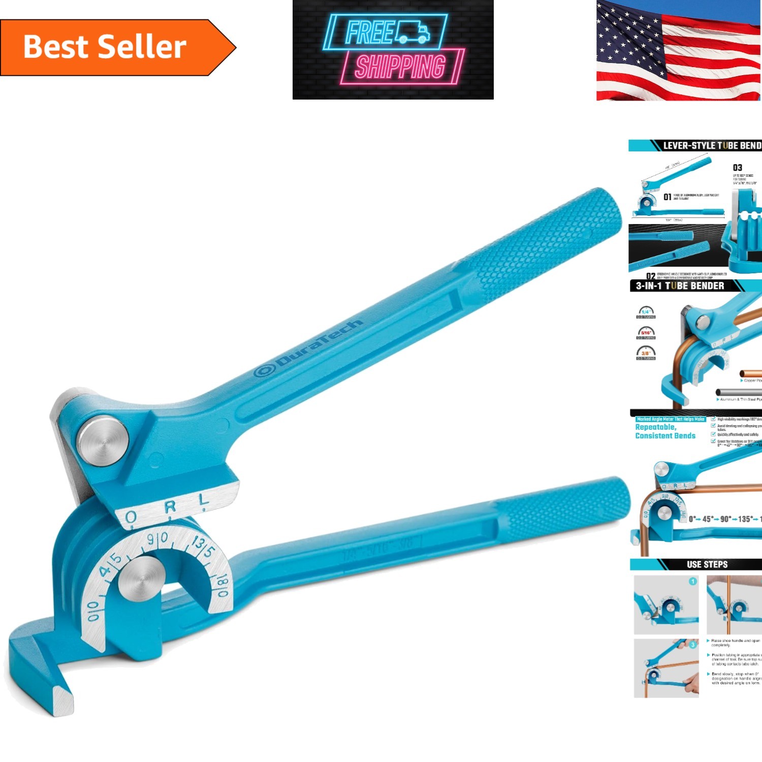 Versatile Hand-Powered Tube Bender – Perfect for DIY and Professional Use