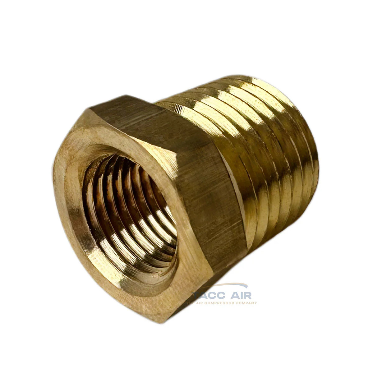10 Pack 1/4″ Male x 1/8″ Female NPT Hex Reducer Bushing Adapter Pipe Fitting
