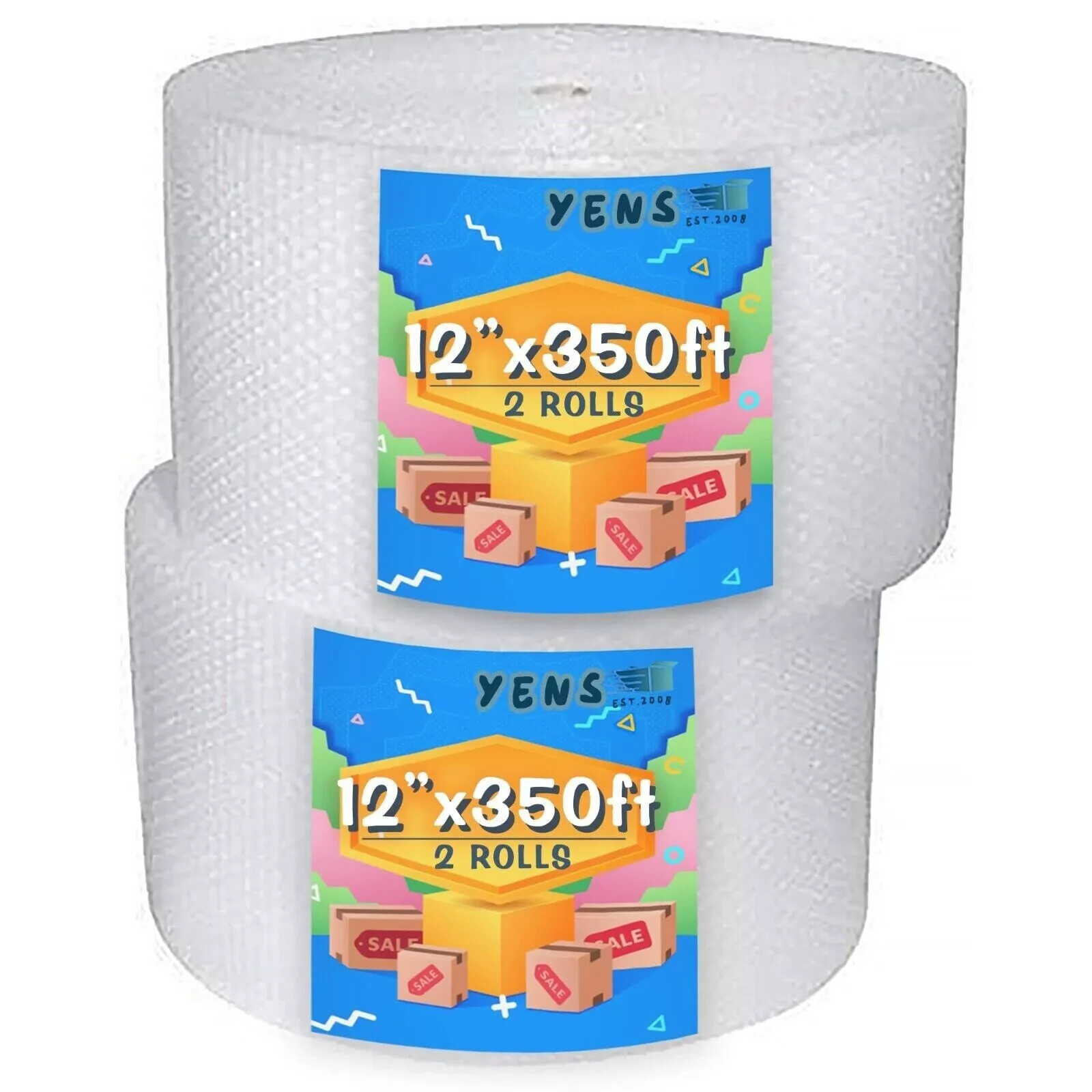 3/16″ Small Bubble Cushioning Wrap Padding Roll 700’x 12″ Wide Perf 12″ 700FT