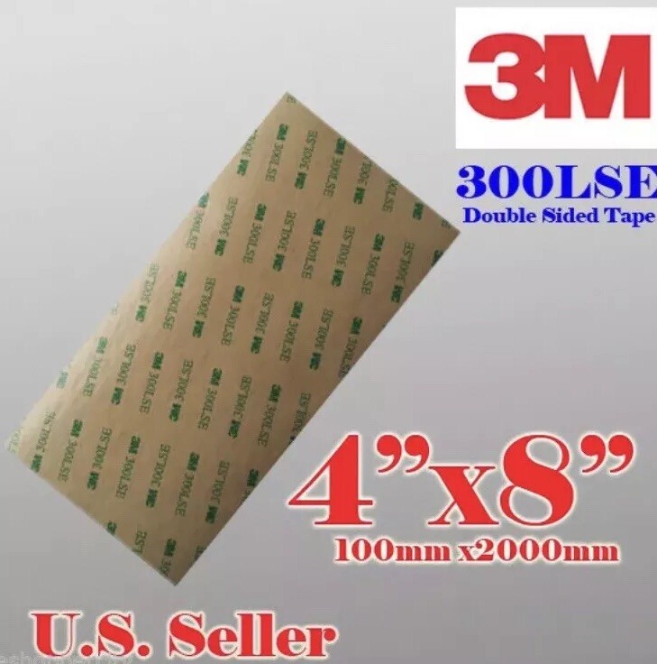 3M 300LSE 4×8”SUPER STRONG DOUBLE SIDED TAPE SHEET PAD – Auto Emblem Repairs