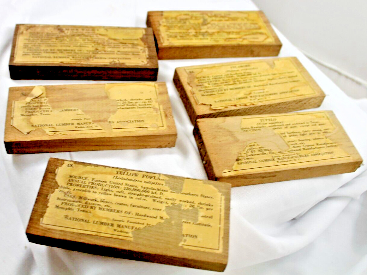 Vintage Commercial Woods of the United States 1-48 Sample Box Set Missing #28