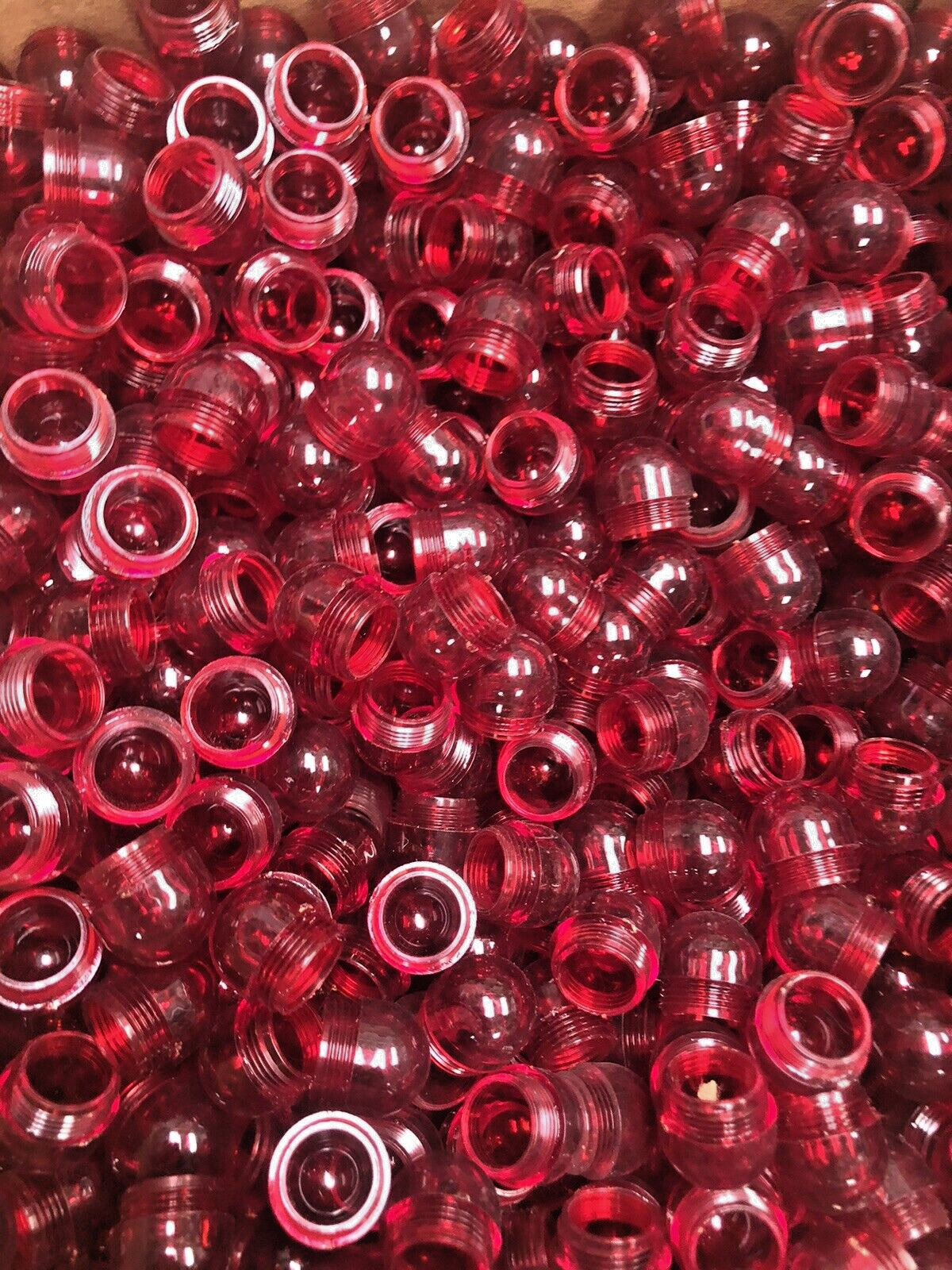 15) Dialco Dialight 052-0991 Red Lens, Lot of 15 pcs.