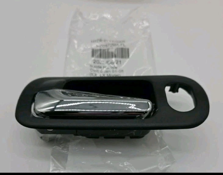 Front Left Interior Door Handle Honda Civic 01-05 Driver Side Black Silver Lever