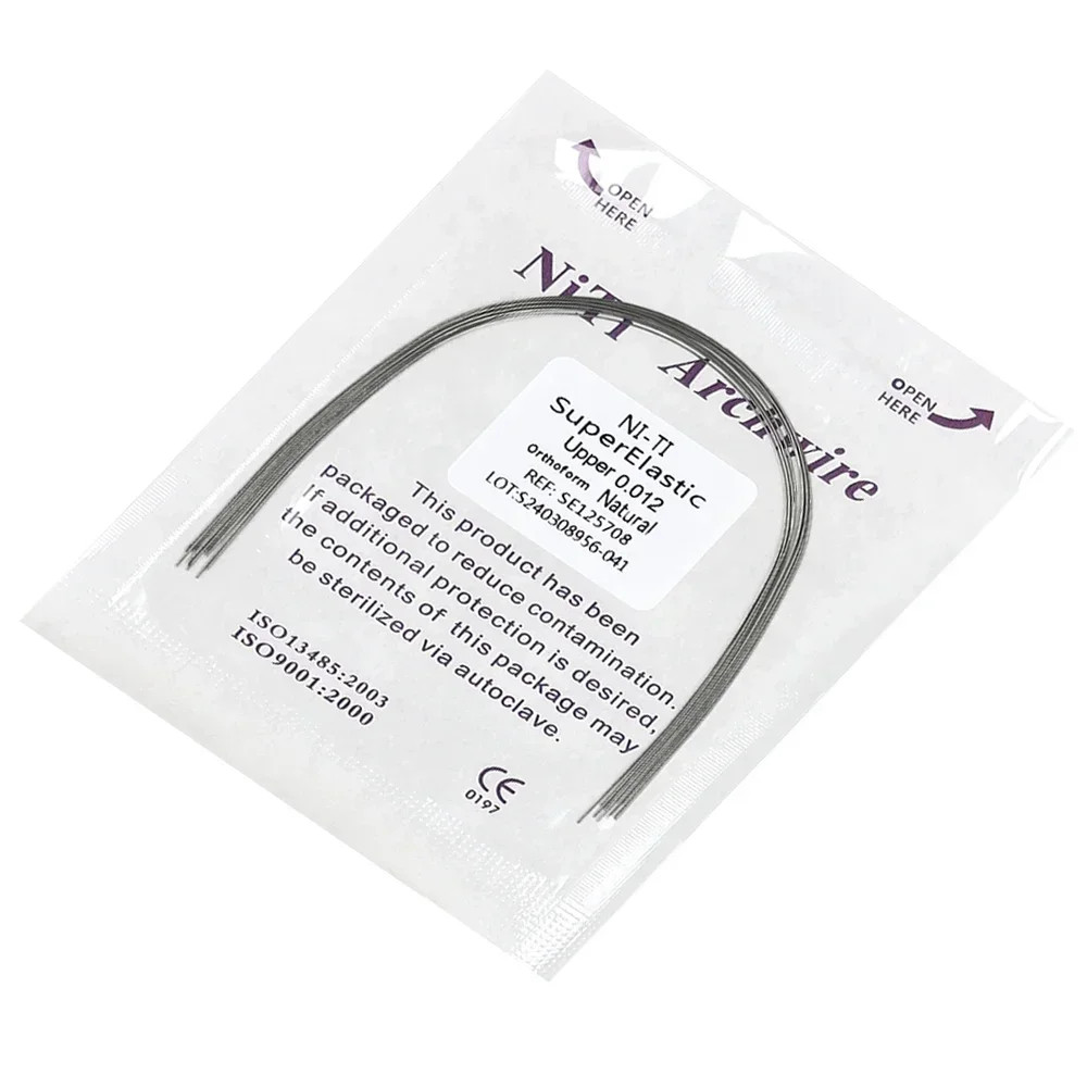 Dental Super Elastic Niti Round Arch Wires Arch Wire for Bracket Braces Alambre
