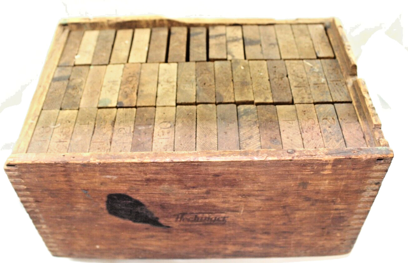 Vintage Commercial Woods of the United States 1-48 Sample Box Set Missing #28