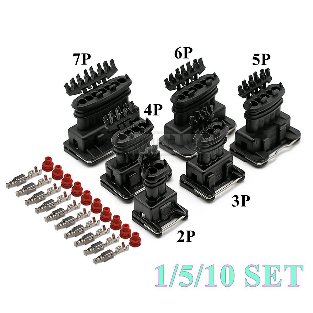 2/3/4/5/6/7 Pin TE/AMP/TYCO Junior Power Timer Car Socket Female Connector Plug
