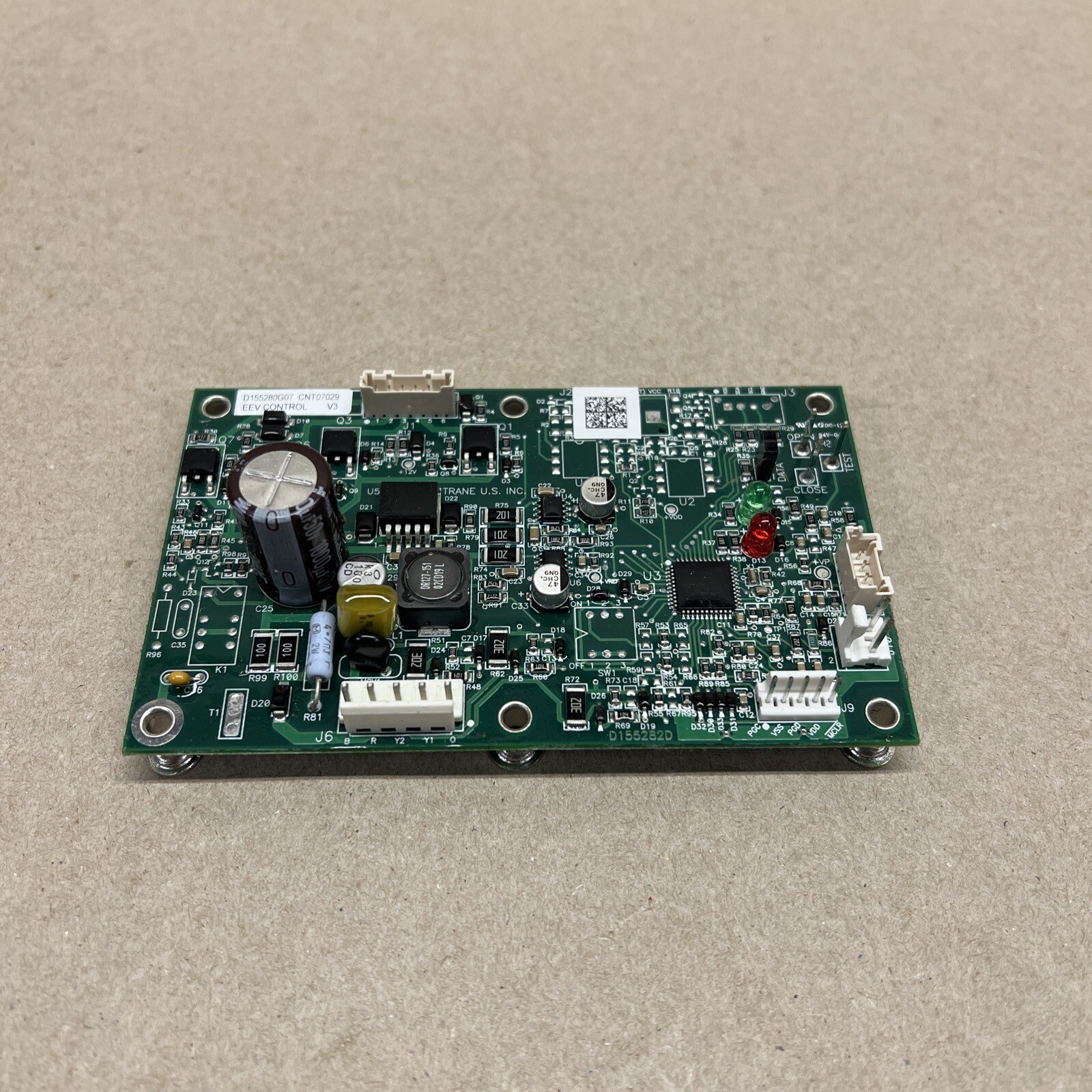 TRANE American Standard CNT07029 EEV Control V3 Circuit Board D155280G07 B4