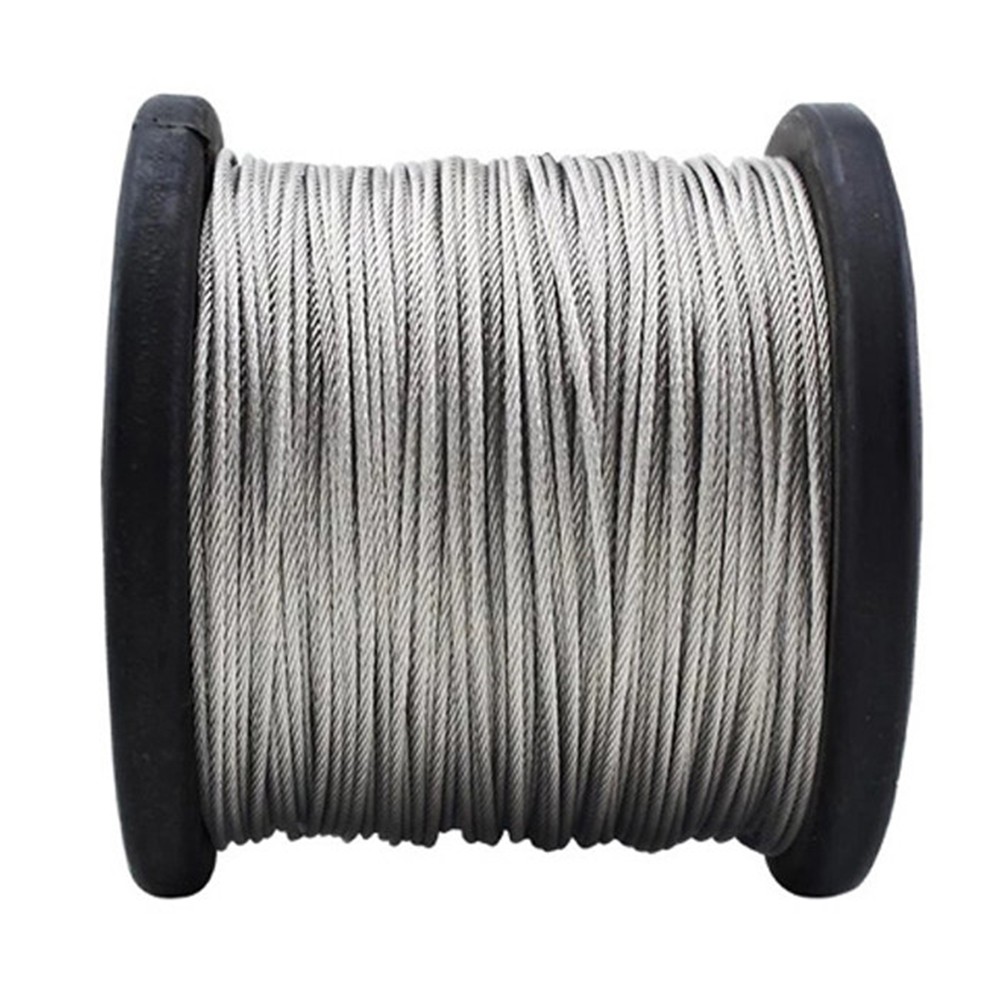 Stainless Steel 304 7×7 Wire Rope Cable Rigging 0.45 0.3 0.4 0.5 0.6 0.8 1 – 4mm