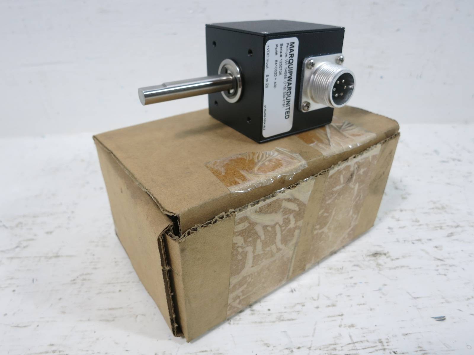 New Marquip Ward United 6410520 Accu-Coder 5-28 VDC Encoder NIB