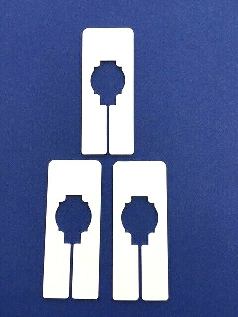 RECTANGLE CLOTHING SIZE DIVIDERS bag of 25 “BLANK”