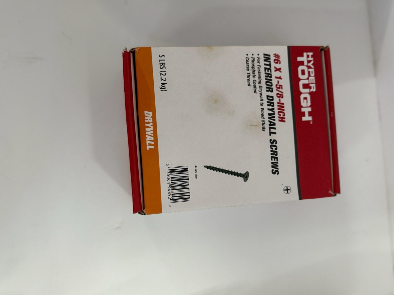 Hyper Tough #6 x 1-5/8 in Interior Drywall Screws 5 lb Coarse Thread Phillips