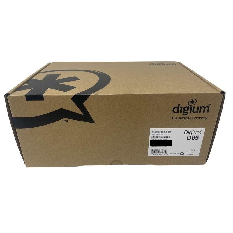 Digium D65 Gigabit IP Phone (1TELD065LF) – Brand New w/1-Year Warranty