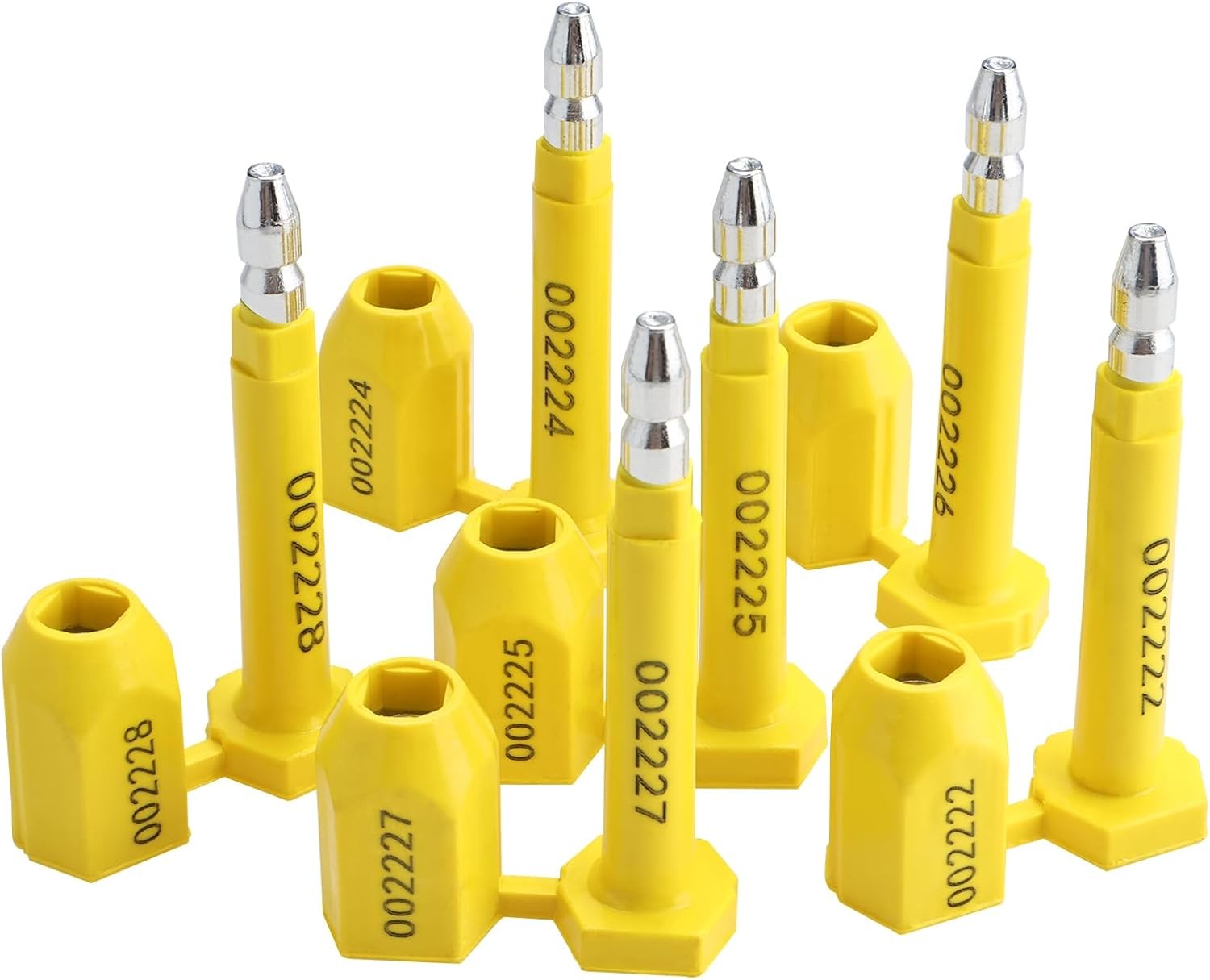 100Pcs Bolt Seal High Security Shipping Seal for Cargo Containers Truck Trailers