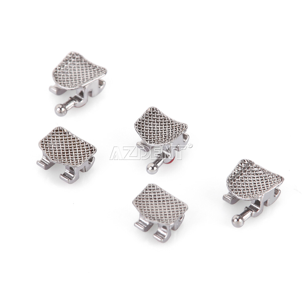 AZDENT Orthodontic Dental Metal Brackets Mini Standard Roth Edgewise MBT 018 022