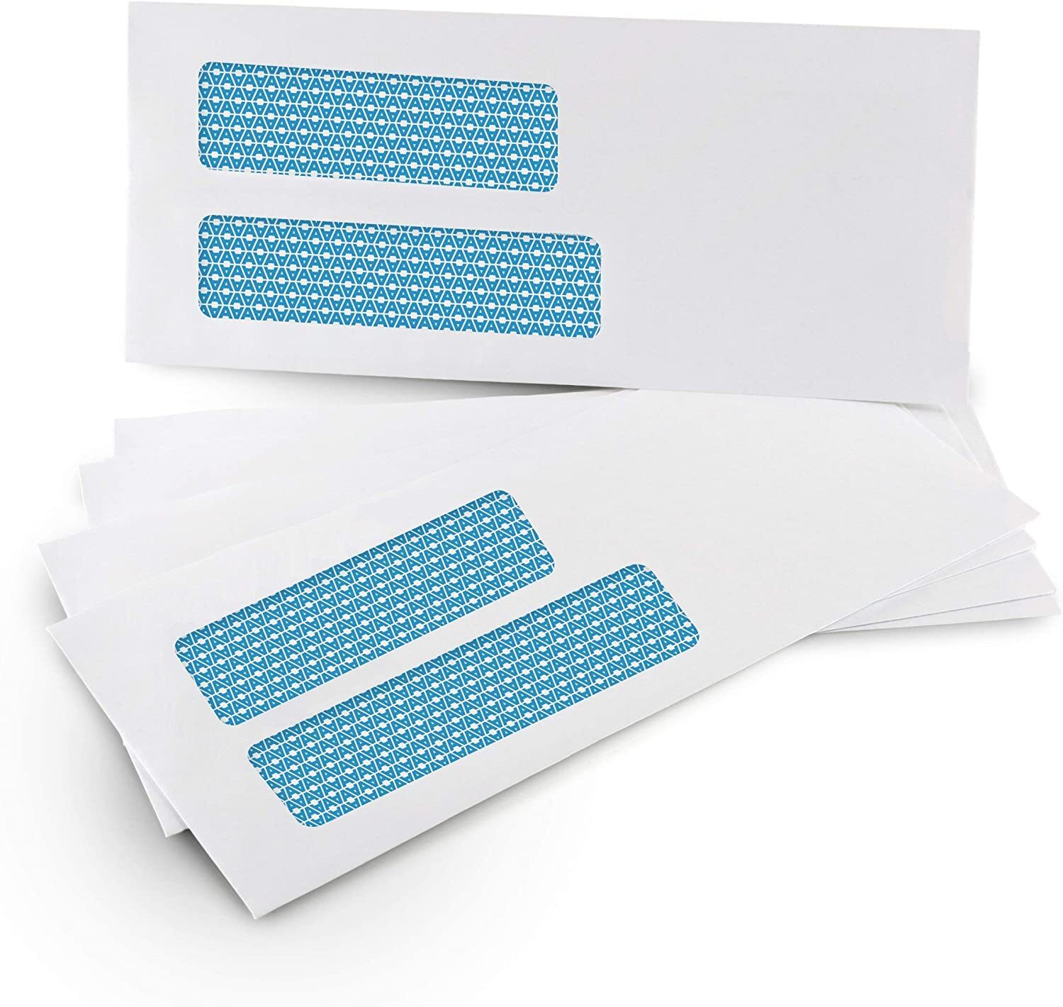 #10 Double Window Security Envelopes – Self Seal – Security Tinted (30001)