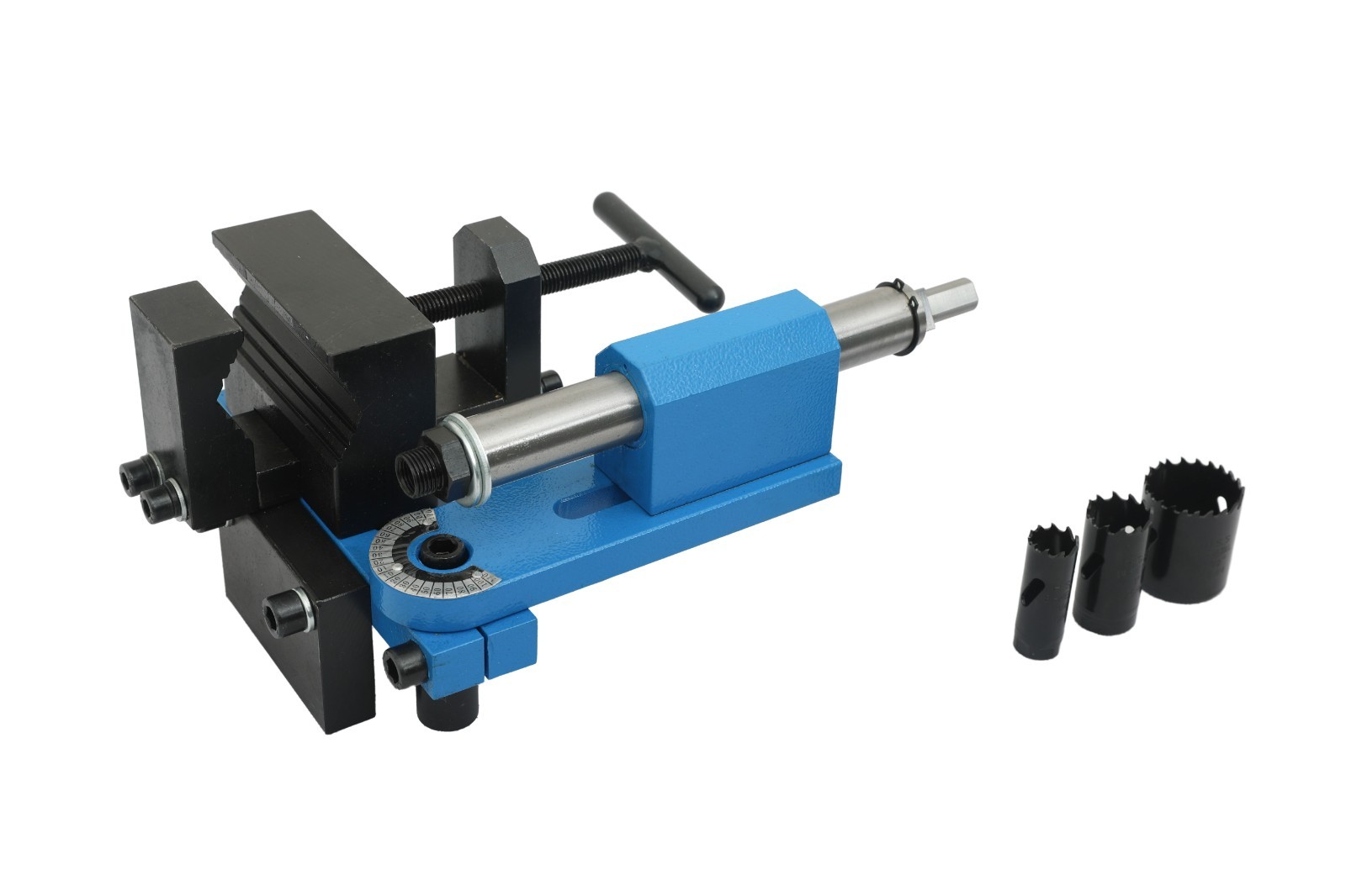2-1/2” Professional Pipe/Tubing Notcher w/ 3 Hole Saws(3/4”,1”,1-1/2”)