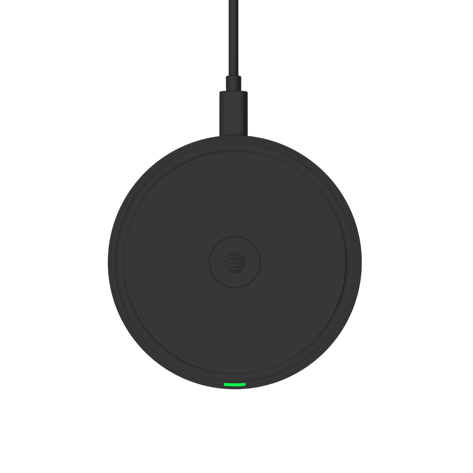 AT&T 15W Qi Wireless Charging Pad – Case-Friendly USB-C Fast Charging Stat