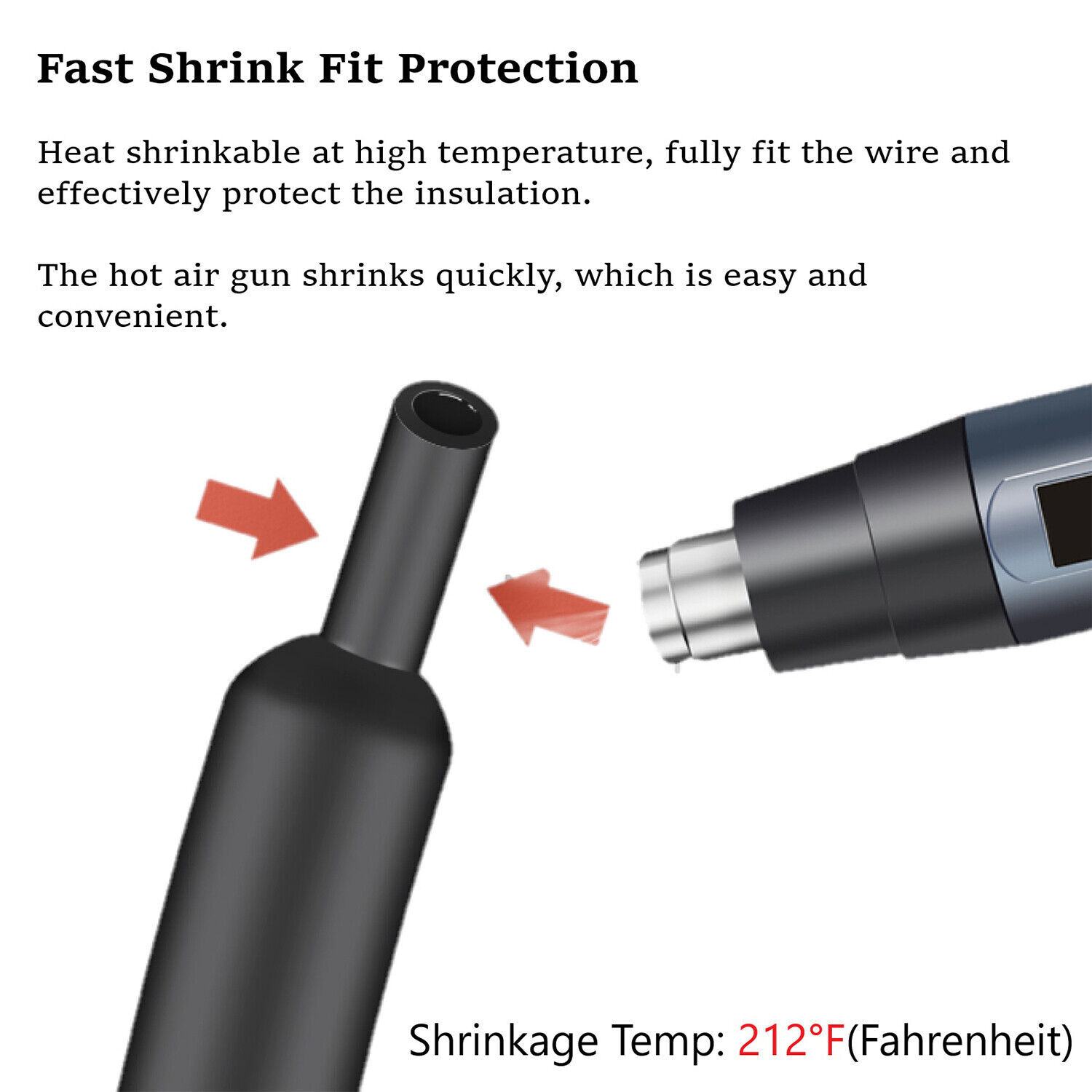 Heat Shrink Tubing Tube Dual Wall 3:1 Marine Adhesive Glue Lined Waterproof