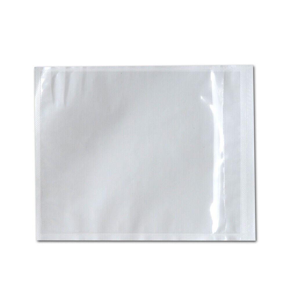 100-1000 4.5″ x 5.5″ Clear Packing List Enclosed Envelopes Pouch Self Adhesive
