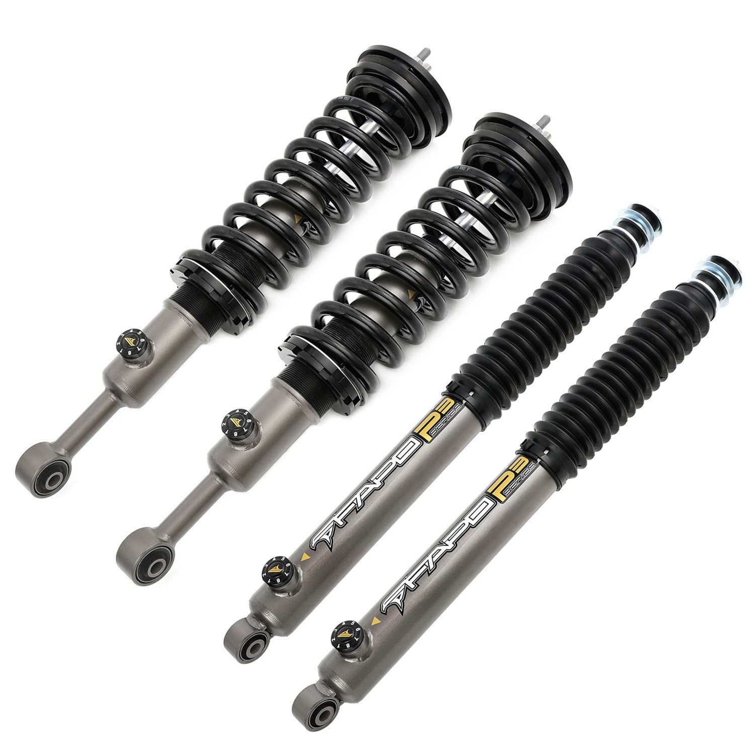 Front Rear Shocks 8 Stages Adjustable Damper Toyota Tacoma 2005-2022 3-3.5 Lift