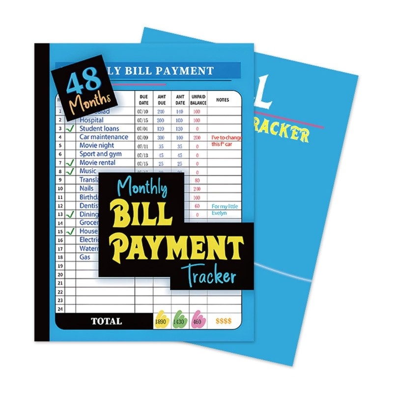 Sustainable Expense Management Notebook Recycled Materials For Payment Planning