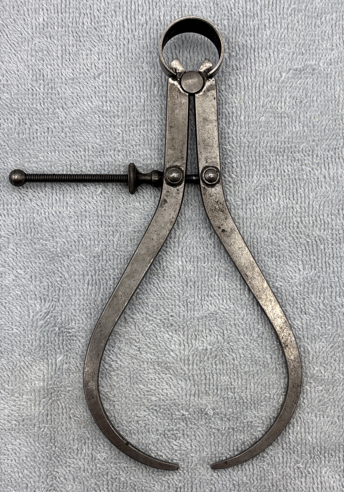 L.S. Starrett, Lot of 6, Machinist, Outside Calipers, 5 Starrett, 1 Unknown, Vtg