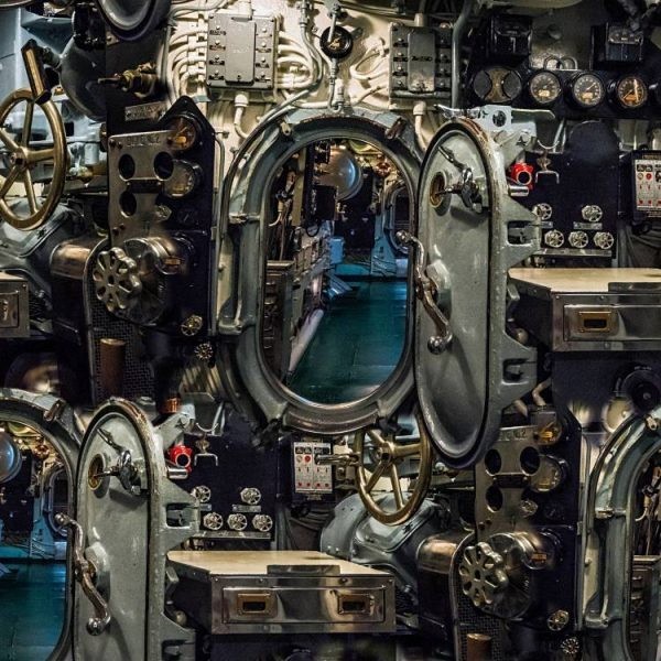 Submarine Interior – 16″ x 48″ Hydrographic Film Hydro Dipping