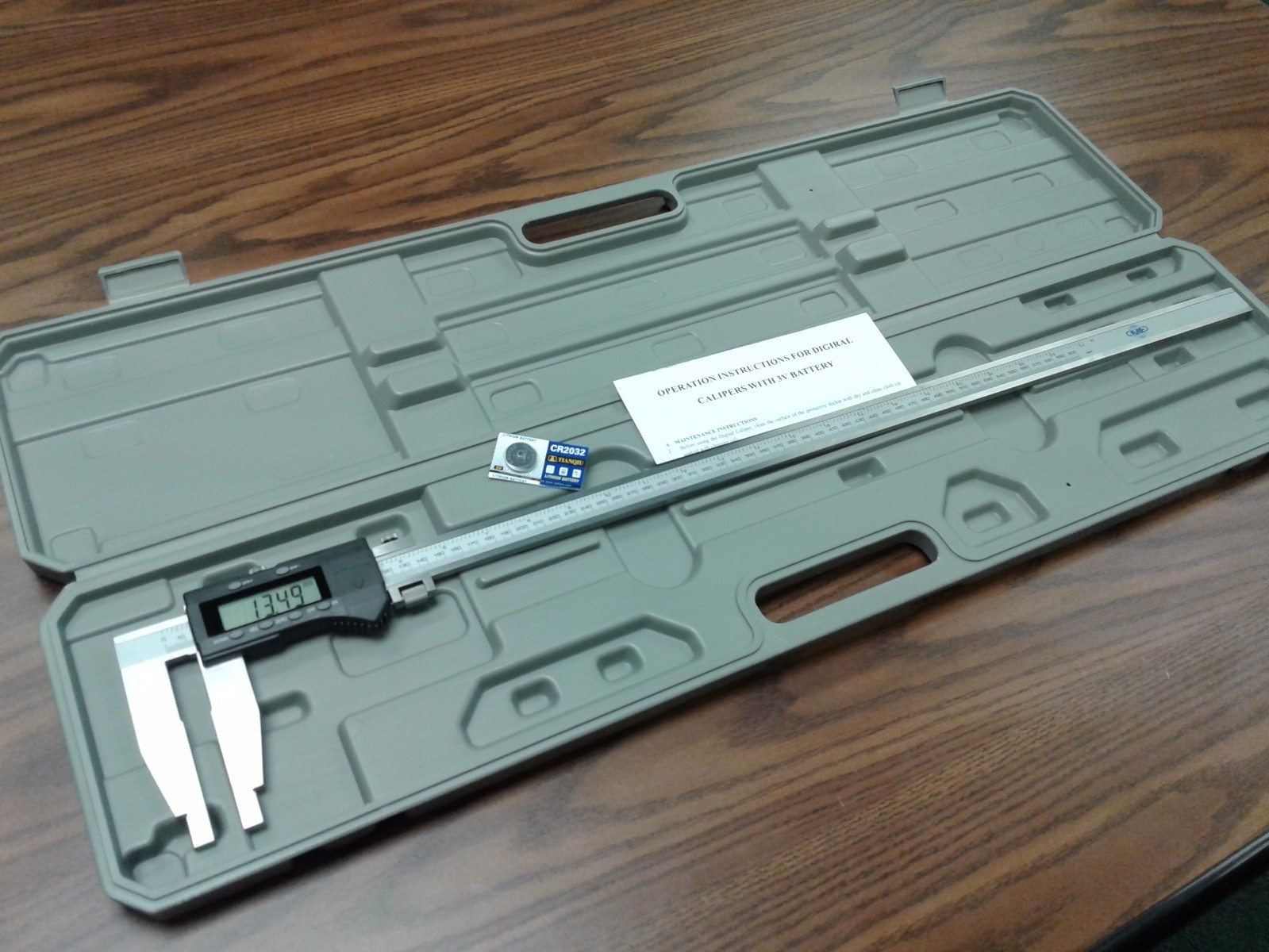 24″/600mm ELECTRONIC DIGITAL CALIPER heavy duty long jaw-X-LARGE SCREEN