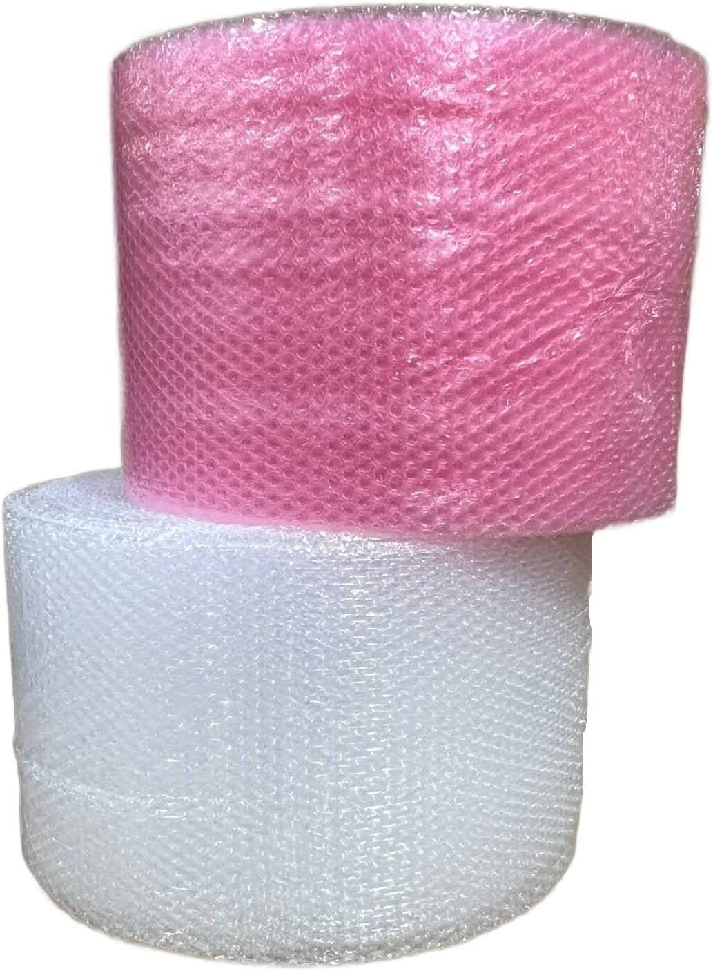 3/16″ x 400′ x 12″ Anti-Static & Clear Small Bubble Cushioning Padding Roll…
