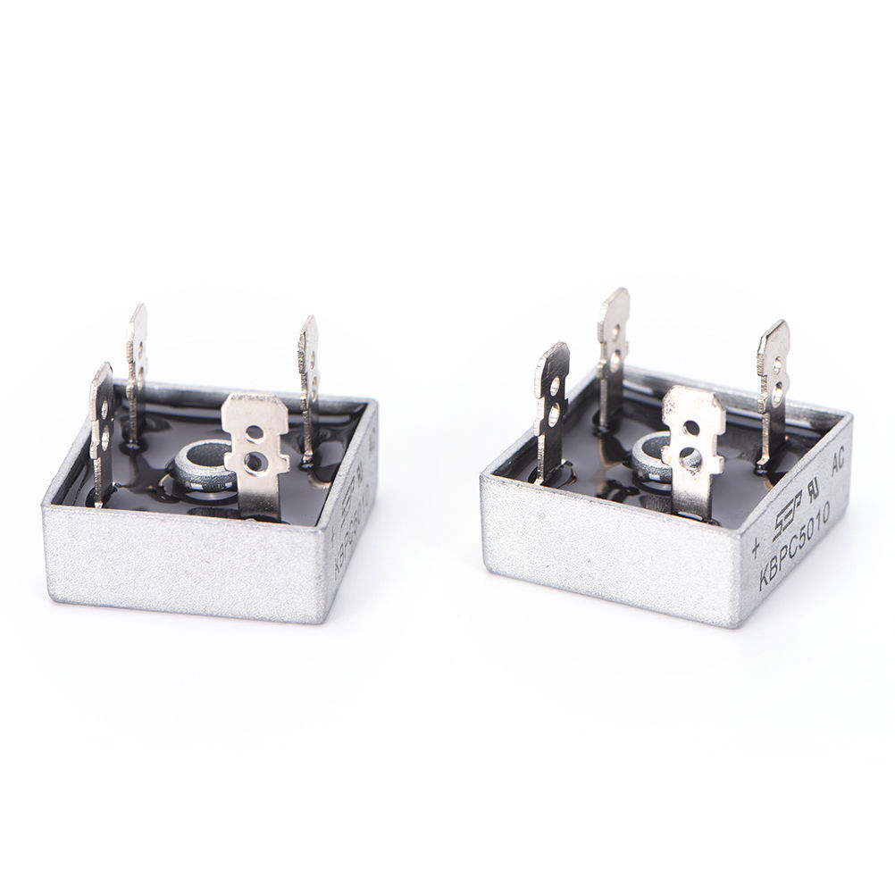 50 Pcs 1000V 50A Metal Case Single Phase Diode Bridge Rectifier KBPC5010 50X