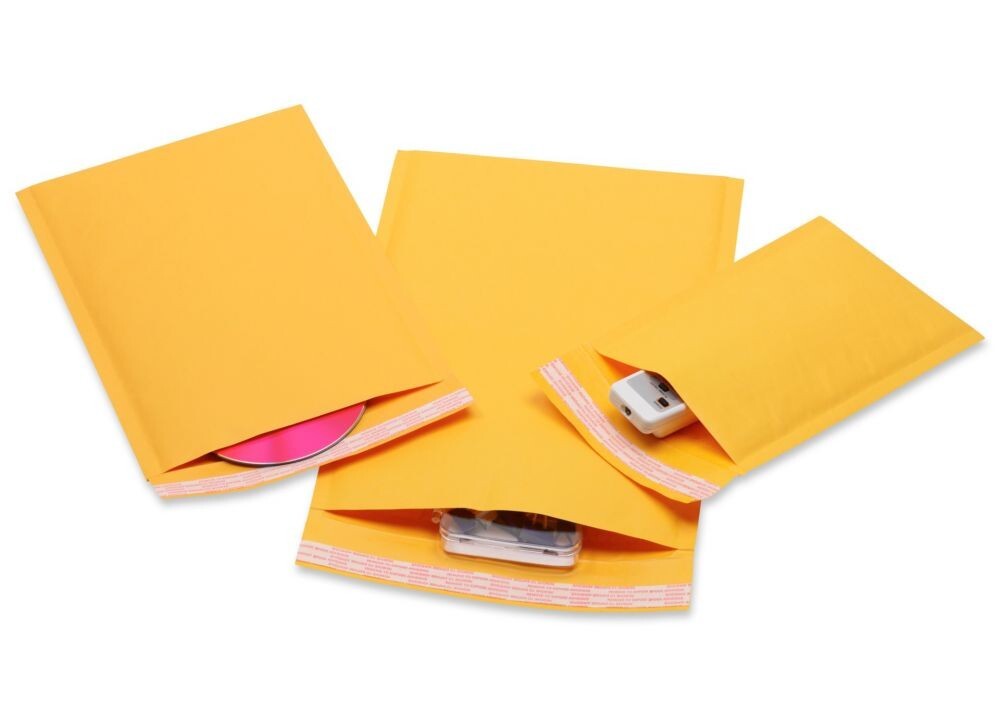 KRAFT BUBBLE MAILERS MAILING SHIPPING PADDED BAGS SELF SEAL ENVELOPES ANY SIZE