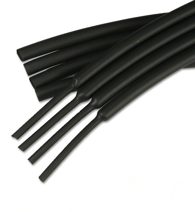 15ft Heat Shrink Tubing Tube Black 0.6/0.8/1/1.5/2/2.5/3/4/5/6/7/8/9~10mm 2:1