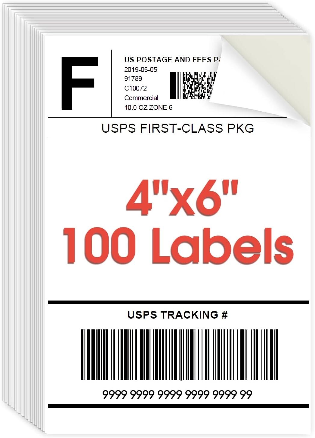 4X6 Inch Shipping Address Labels,For Inkjet or Laser Printer, USPS Mailing Shipp