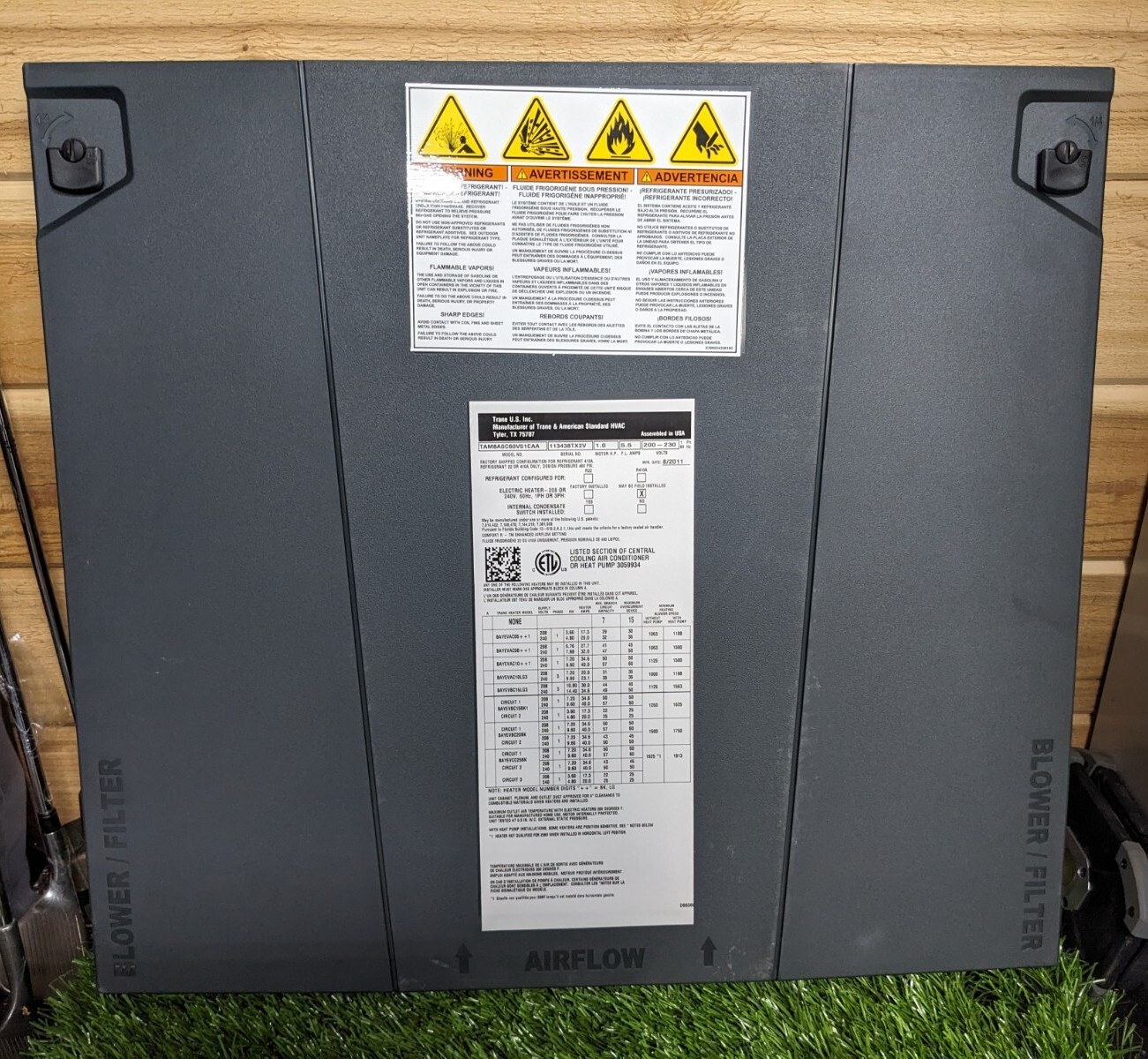 Trane PNL27522 Panel