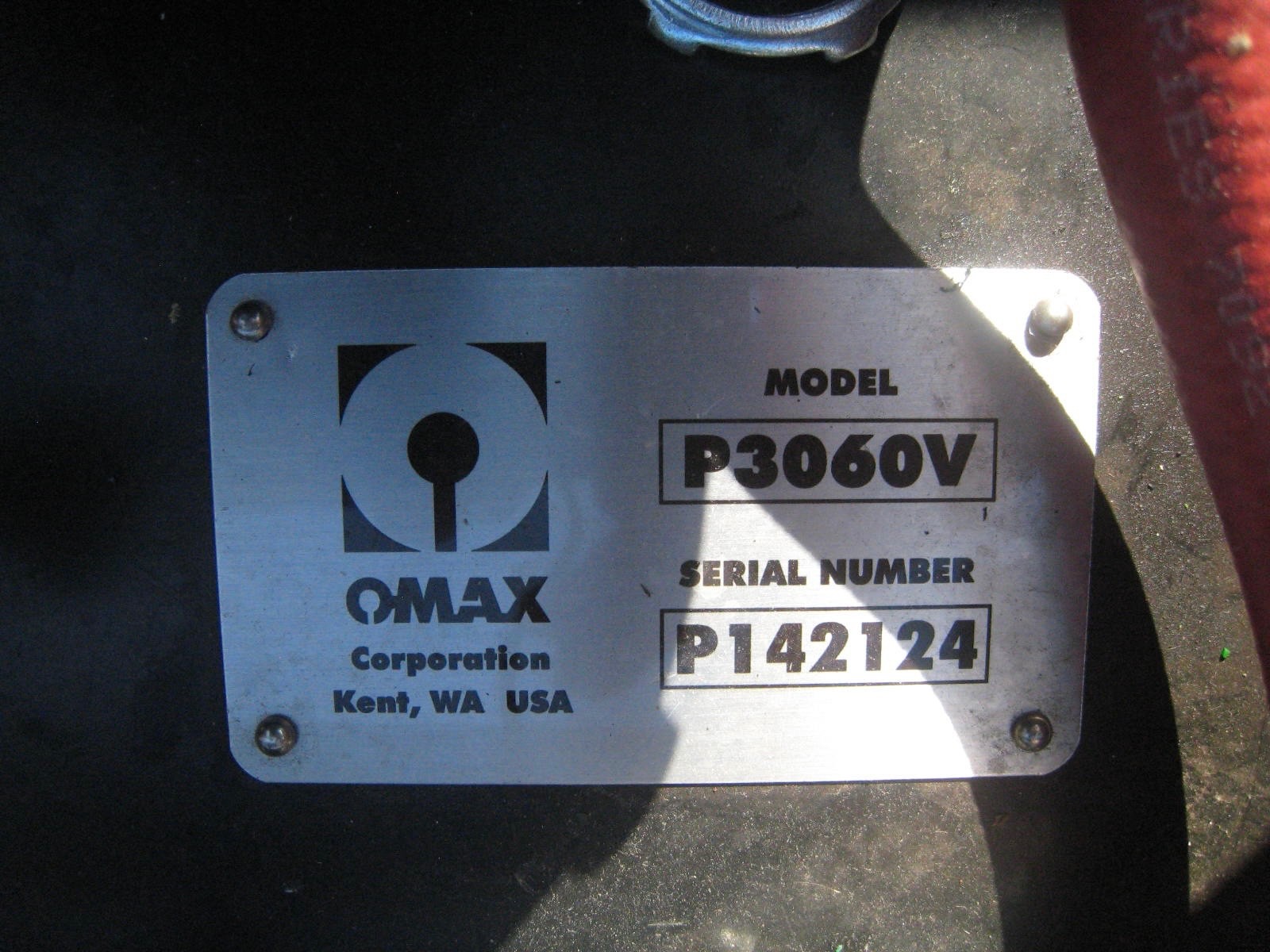 OMAX P3060V Waterjet Intesifier Pump – Unknown condition – Parts only