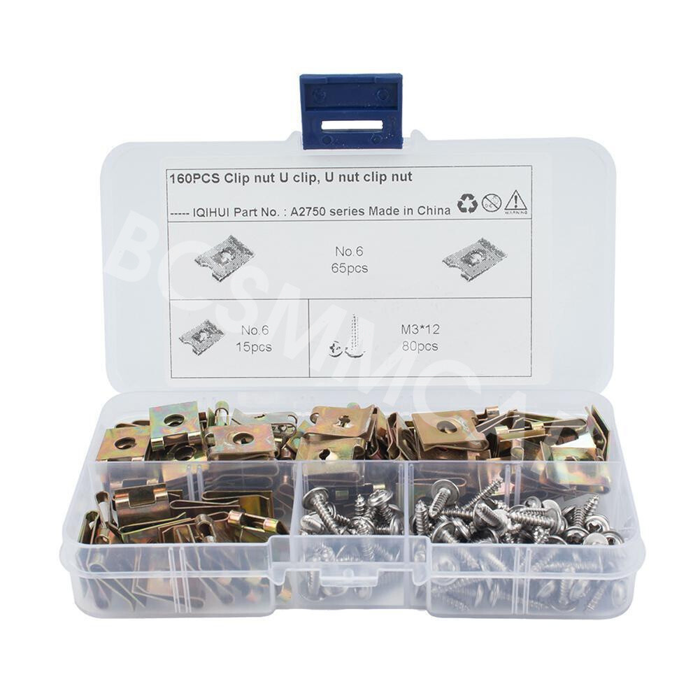 Speed Fasteners U Nuts Self Tapping Screw Spire U Clips For Car Interior Panels